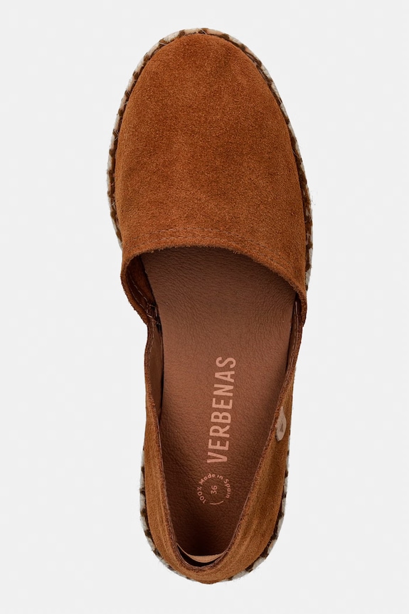 Verbenas espadrilky dámske semišové CARMEN SERRAJE hnedá 0300580001.SETTER