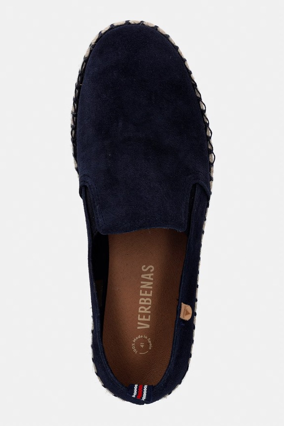Verbenas espadrilky pánske semišové TOM SERRAJE tmavomodrá 7500040001.MARINO