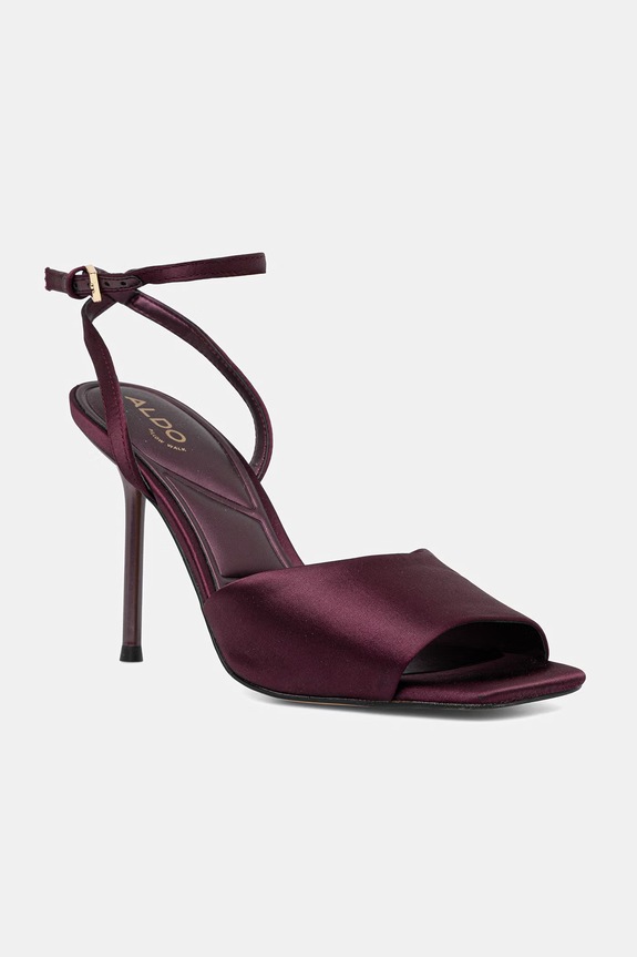 Aldo sandały na szpilce KAIASIEN bordowy 14151894.KAIASIEN
