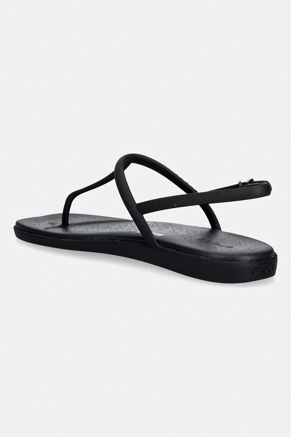 Încălțăminte Crocs Miami Thong sandale cu călcâiul deschis pentru femei 209793.001 negru