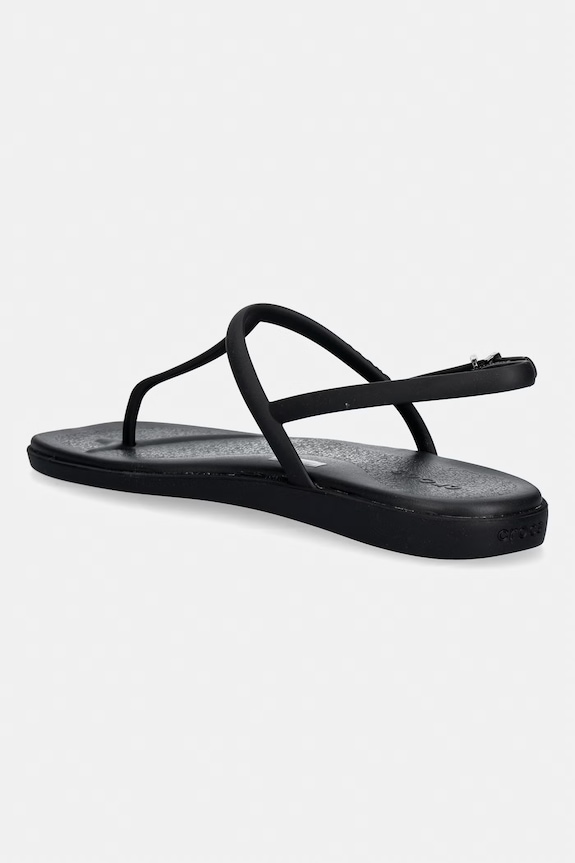 Încălțăminte Crocs Miami Thong sandale cu călcâiul deschis pentru femei 209793.001 negru