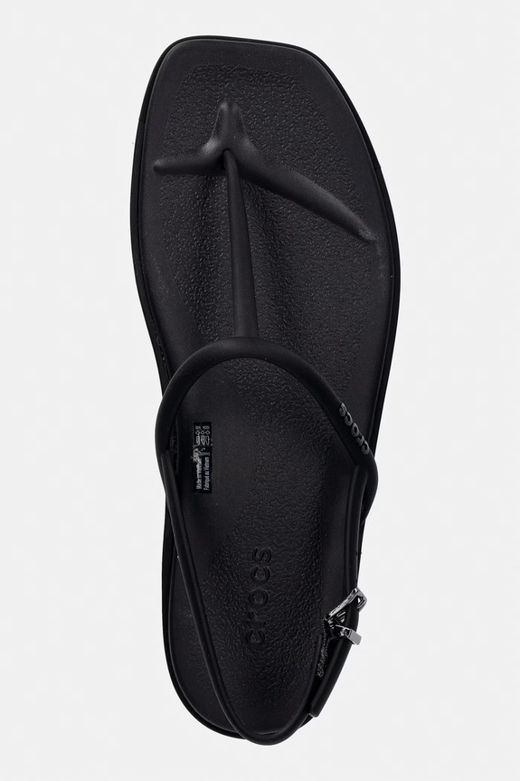 Crocs Miami Thong sandale cu călcâiul deschis pentru femei negru 209793.001