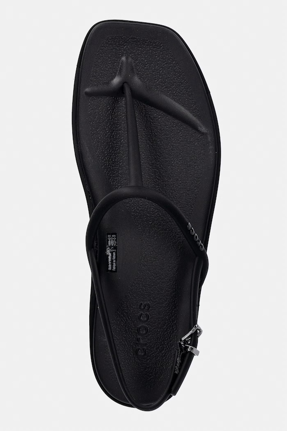 Crocs Miami Thong sandale cu călcâiul deschis pentru femei negru 209793.001