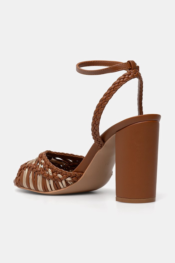 Încălțăminte Twinset sandale 261TGT024.13535 maro