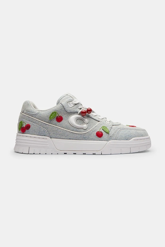 Coach Denim Coach Soho Sneaker With sneakersy damskie niebieski CEG42.XXQ