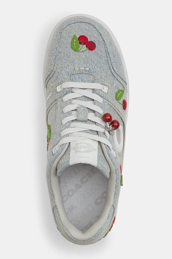 Coach Denim Coach Soho Sneaker With sneakersy damskie niebieski CEG42.XXQ