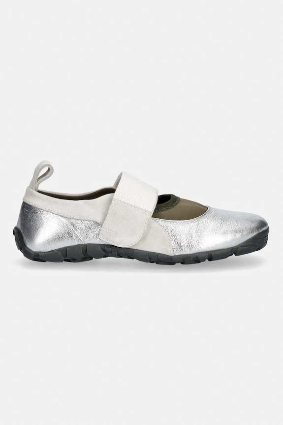 Wales Bonner Jewel Mary Jane балеринки от кожа WBW46030A.23065.052 сив SS26