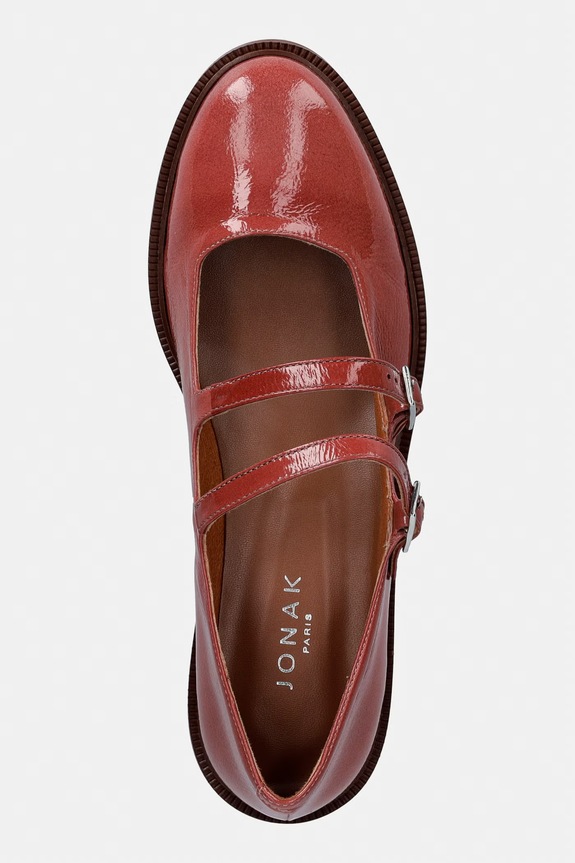 Jonak baleriny skórzane DREAMY VERNIS różowy 3800515