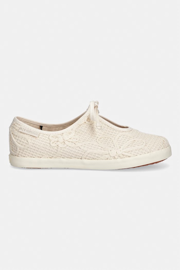 Superga baleríny 2442 BALLERINA LACE NET FLOWER S1138PW.AAG béžová SS26