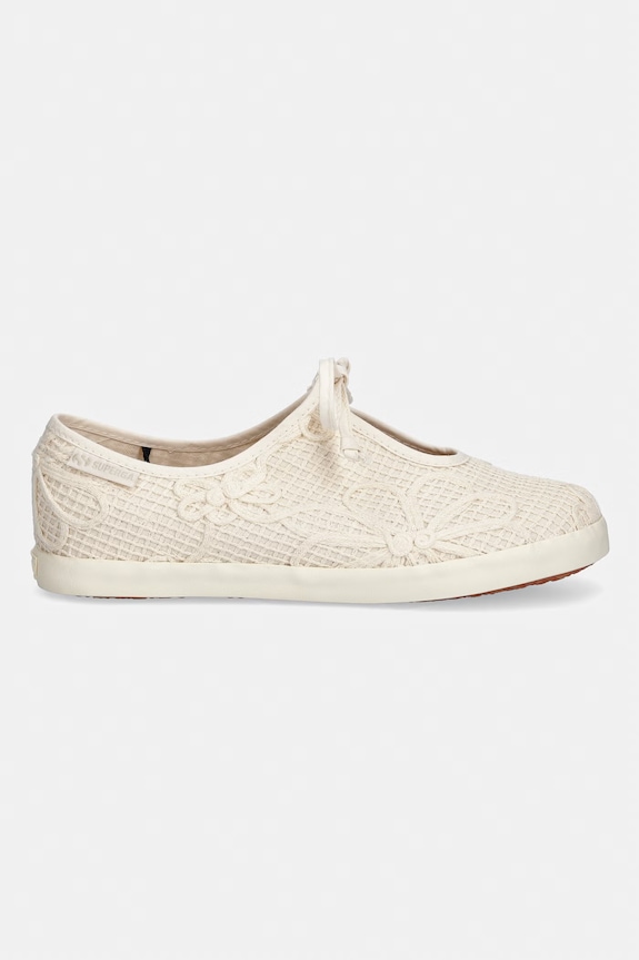 Superga baleríny 2442 BALLERINA LACE NET FLOWER S1138PW.AAG béžová SS26