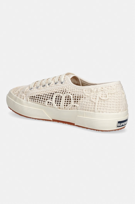Obuv Superga 2750 NET FLOWER CROCHET tenisky dámske S3148SW.AAG béžová