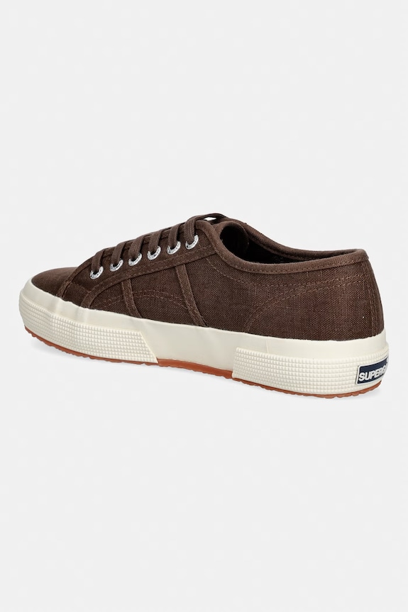 Obuv Superga 2750 LINEN tenisky dámske S6138IW.A0K hnedá