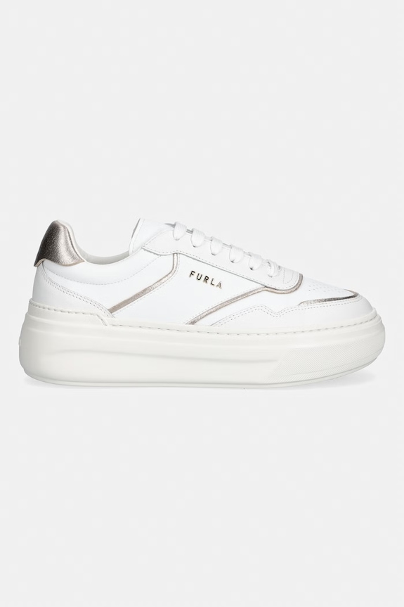 Furla Nuage sneakersy damskie skórzane YK73NUA.BX4471.3304S biały SS26