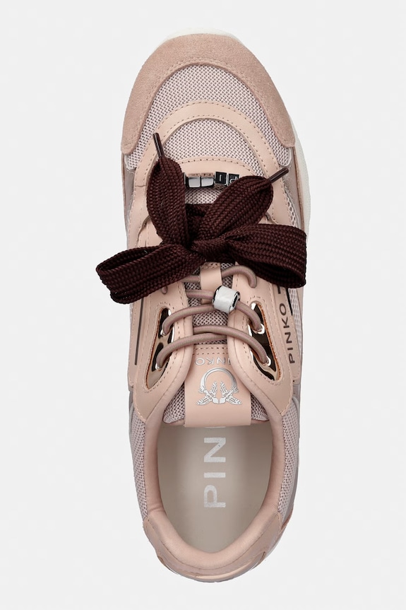 Pinko Yulia 01 sneakersy damskie różowy SS0185.P020.P26