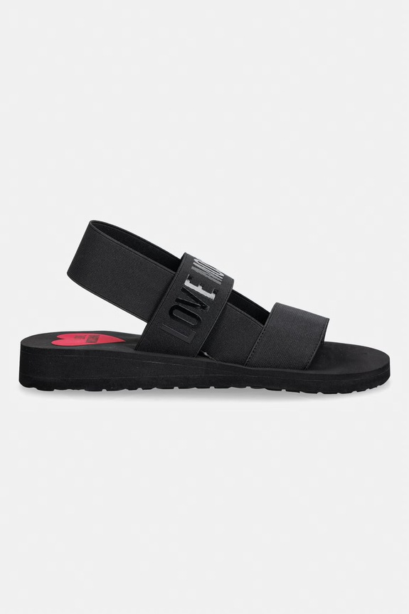 Love Moschino sandały damskie JA16033G0OJN7000 czarny SS26