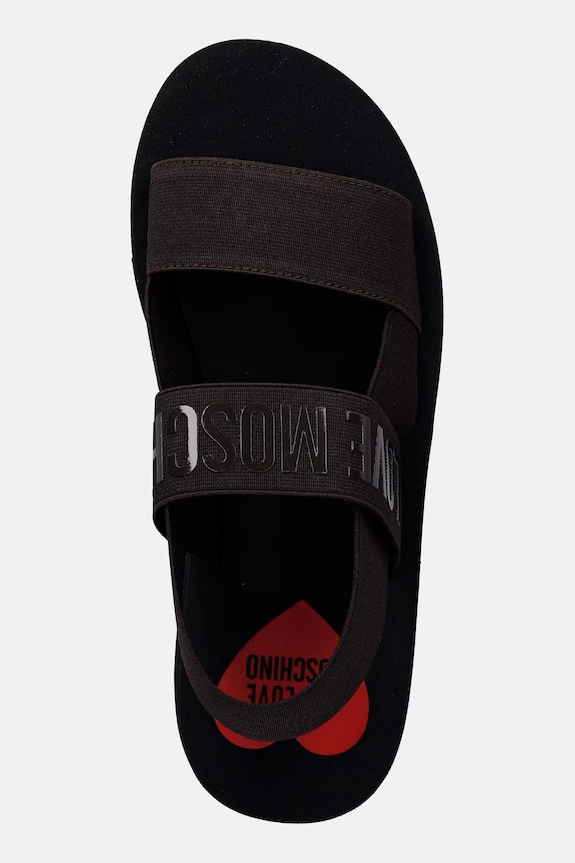 Love Moschino sandały damskie brązowy JA16033G0OJN7203