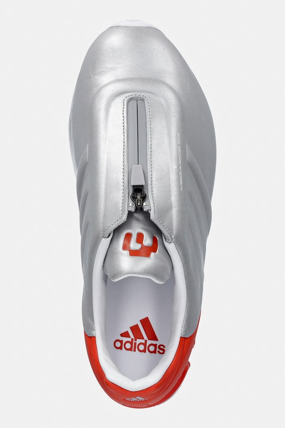 adidas Originals MEGARIDE S2 x MIAOU sneakers boty dámské kožené stříbrná KJ9468