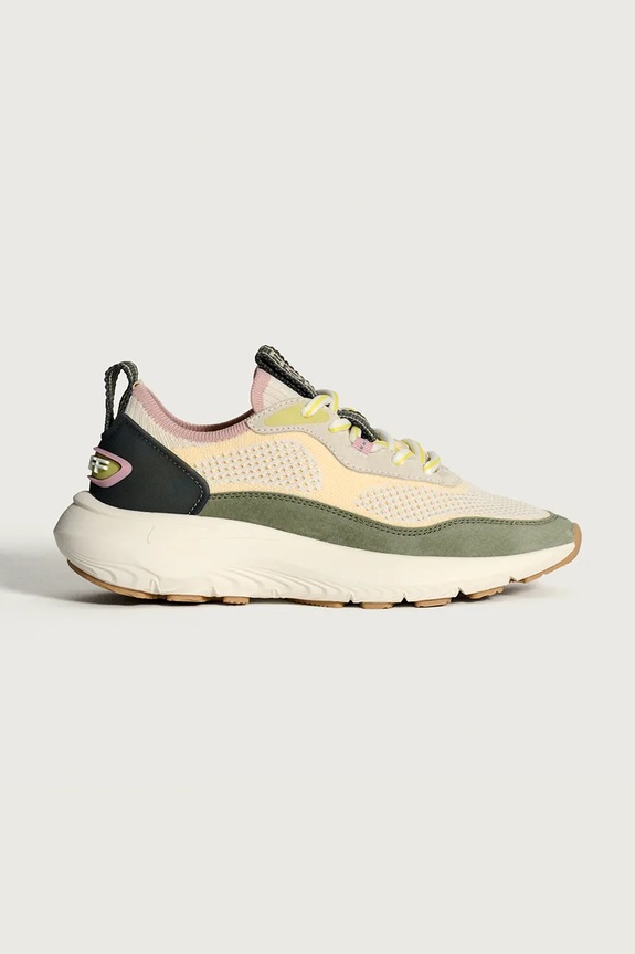 Hoff TRAVELER GREEN sneakers pentru femei, din piele întoarsă verde 22549004