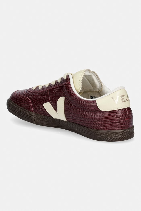 Obuwie Veja Panenka sneakersy damskie skórzane FU0221393A bordowy