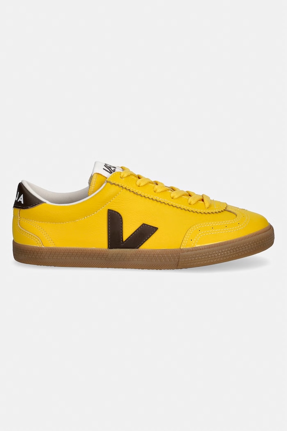 Veja Volley O.T. sneakersy damskie skórzane VO2021434 żółty SS26