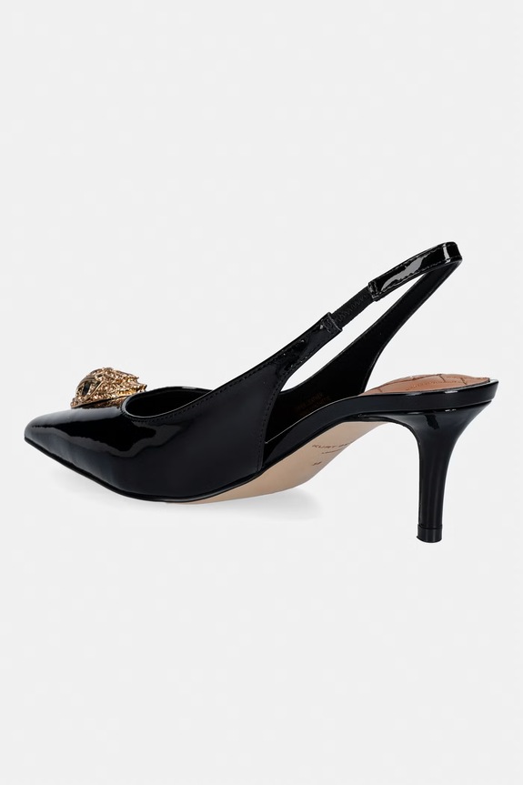 Obuwie Kurt Geiger London szpilki skórzane Belgravia sling back 9786900309 złoty