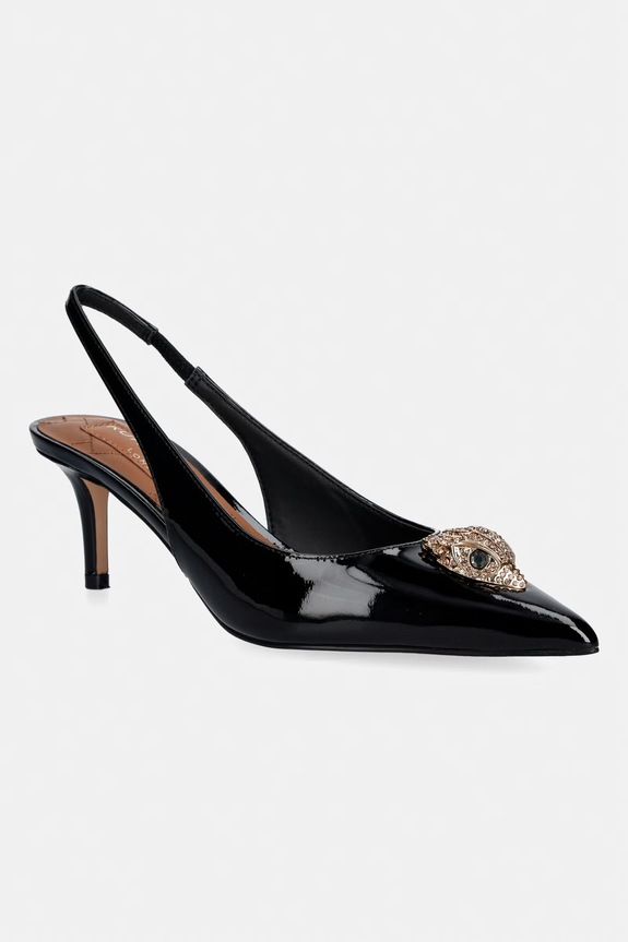 Kurt Geiger London tűsarkú bőr fekete 9786900309