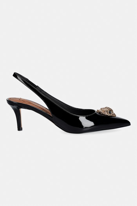 Kurt Geiger London tűsarkú bőr 9786900309 fekete SS26