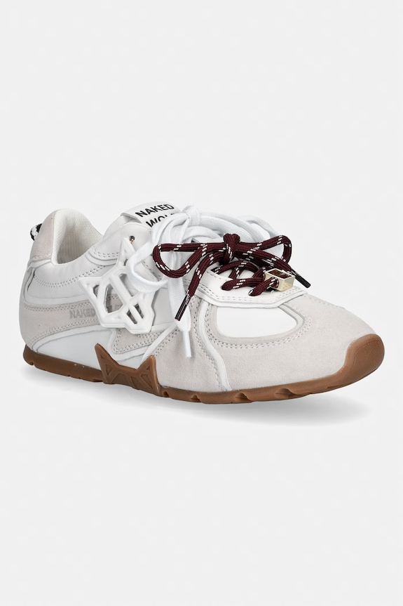Naked Wolfe sneakers boty dámské kožené bílá Adored.White