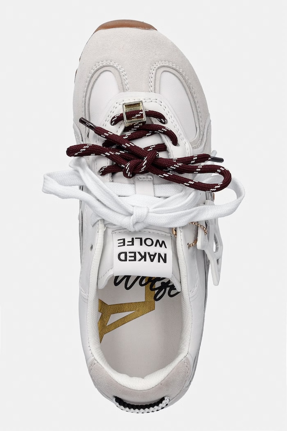 Naked Wolfe sneakers boty dámské kožené bílá Adored.White