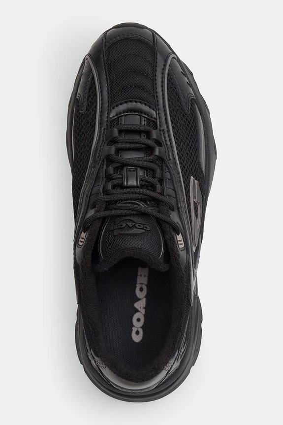 Coach BOLT RUNNER sneakersy damskie skórzane czarny CDE28.L77