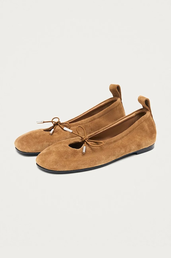Alohas balerini din piele Rosalind S101273.02 maro SS26
