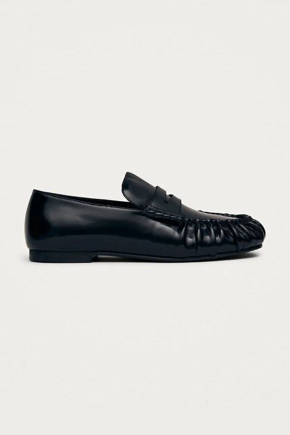 Alohas mocasini pentru femei. din piele Aven negru S101135.01