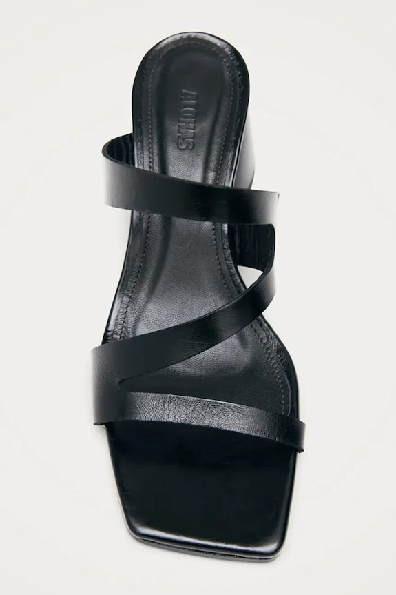 Încălțăminte Alohas sandale de piele Orielle S101385.01 negru