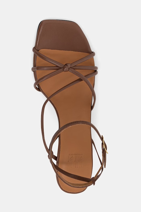 Billi Bi sandali tacchi alti in pelle marrone A8171.076