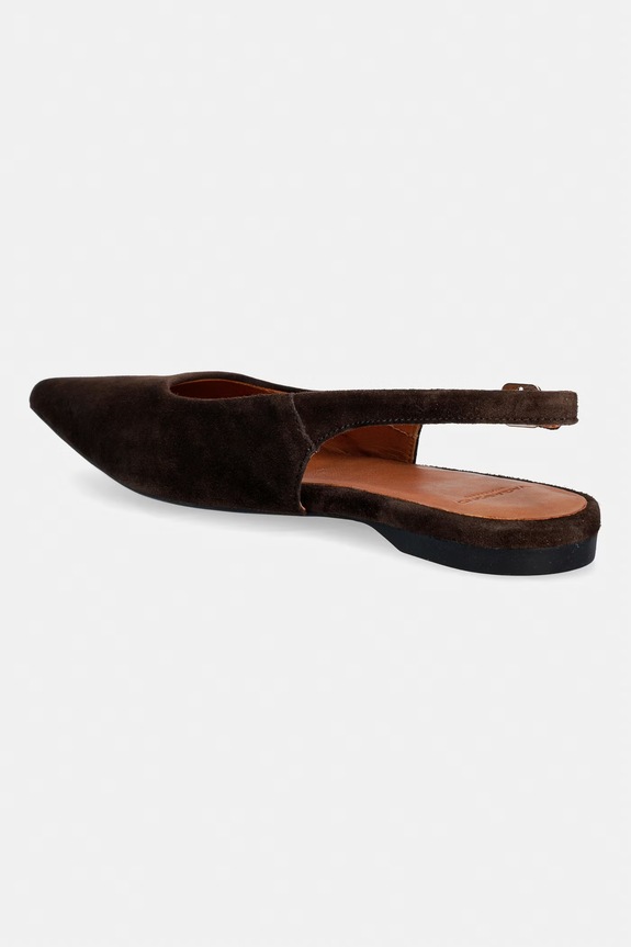 Încălțăminte Vagabond Shoemakers balerini piele întoarsă HERMINE 5733.140.14 maro