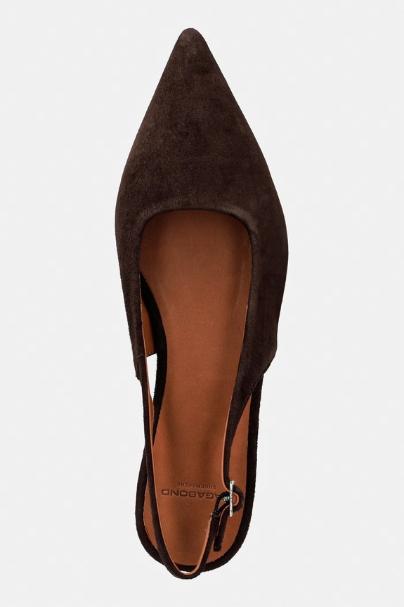 Vagabond Shoemakers balerini piele întoarsă HERMINE maro 5733.140.14