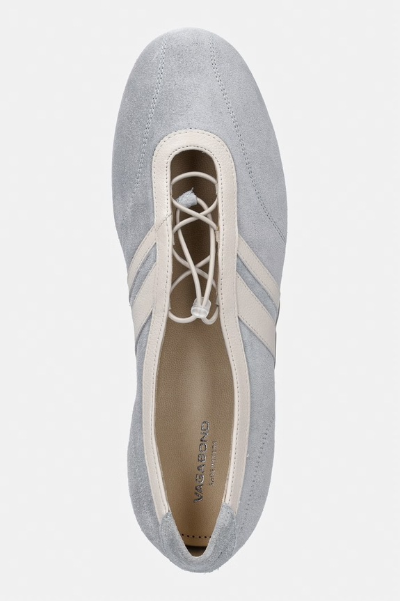 Vagabond Shoemakers baleriny zamszowe HOLLIE niebieski 6123.440.63