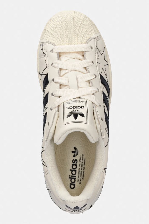 adidas Originals Superstar II sneakers γυναικεία δερμάτινα μπεζ IH4123