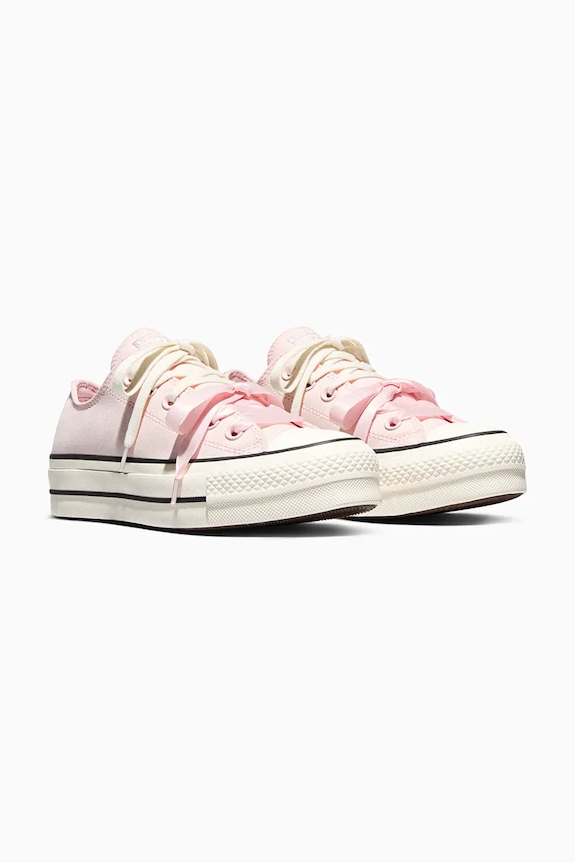 Converse Chuck Taylor All Star Lift teniși înalți pentru femei A18916C roz SS26