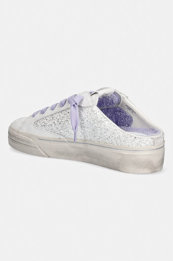 Încălțăminte Crime London SK8 DELUXE SABOT sneakers pentru femei 29552PP8.68 alb