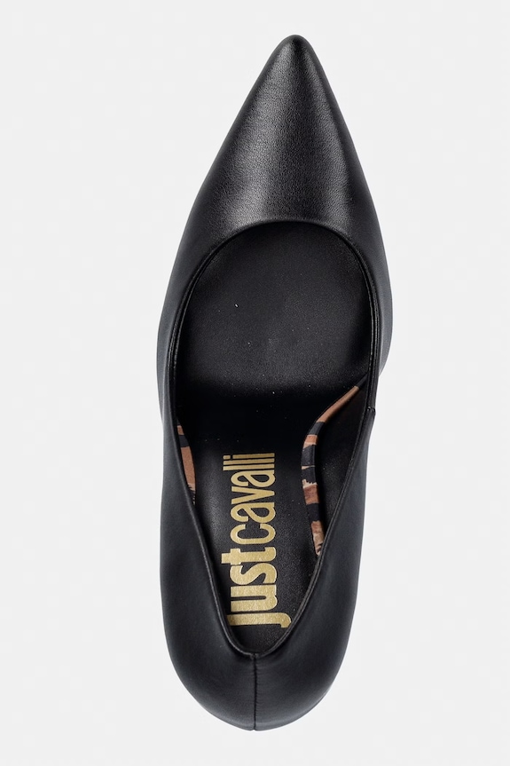 Just Cavalli stilettos din piele negru 80RA3S41ZPB93899