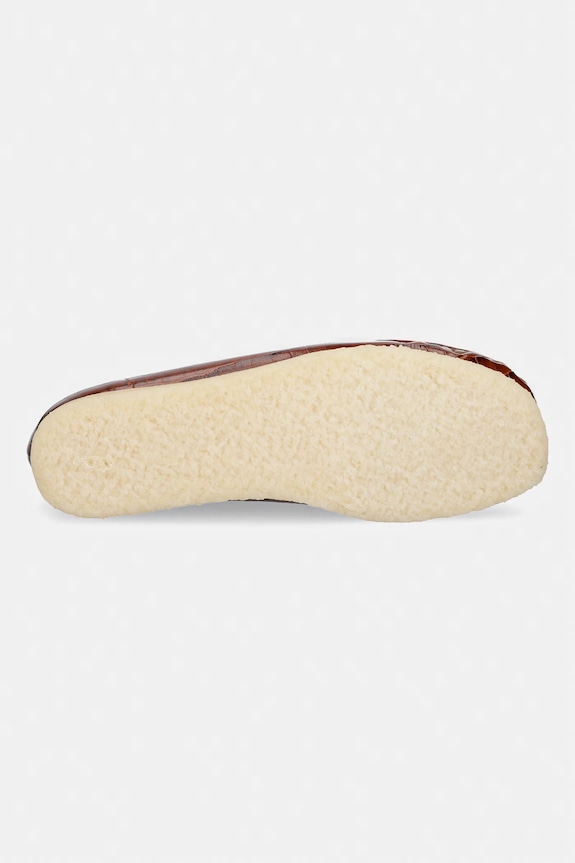 Clarks Originals Wallabee mokasyny damskie skórzane 26185573 brązowy