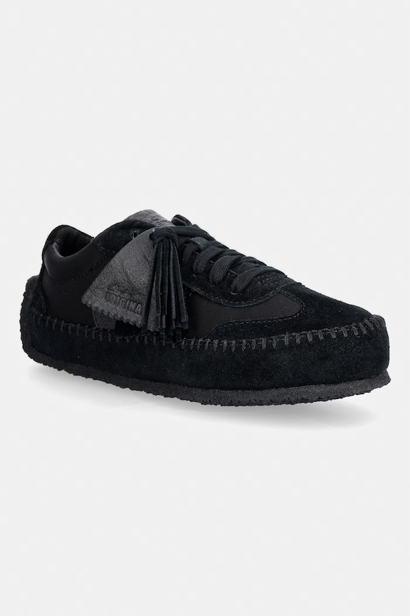 Clarks Originals Tor Low кроссовки для женщин замшевые чёрный 26185701