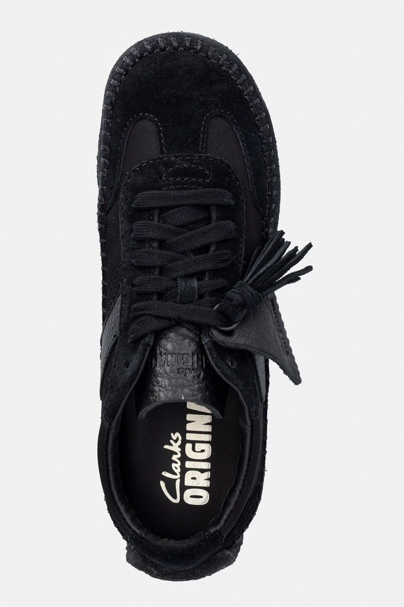 Clarks Originals Tor Low кроссовки для женщин замшевые чёрный 26185701