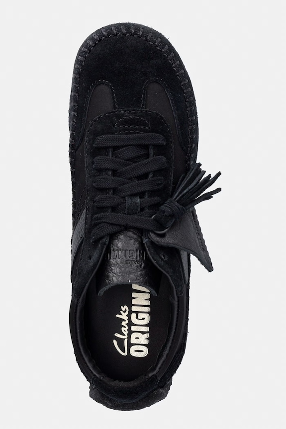 Clarks Originals Tor Low кроссовки для женщин замшевые чёрный 26185701