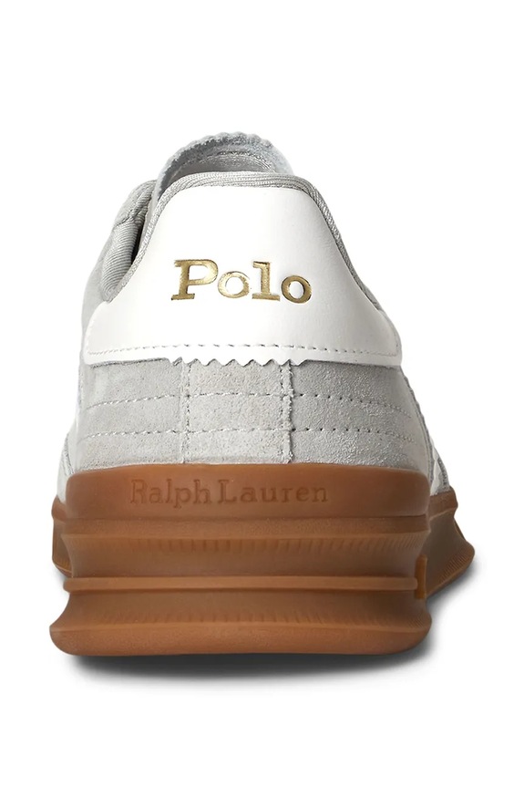 Polo Ralph Lauren Hrt Aera sneakers de damă din piele întoarsă gri 804956688010.020