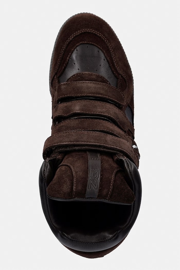 Nokwol EDEN sneakers pentru femei, din piele maro Eden.Brown.Leather