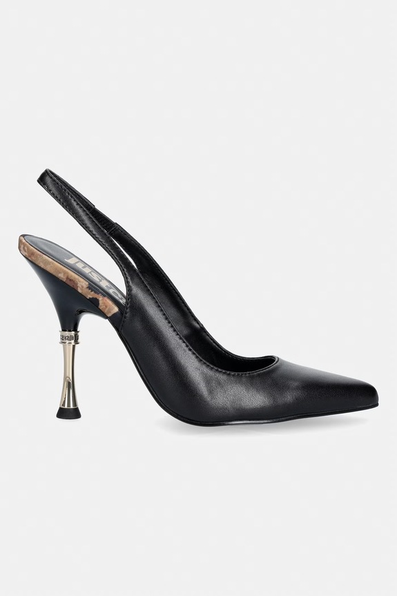 Just Cavalli salonarji usnjeni 80RA3S45ZPB93899 črna SS26