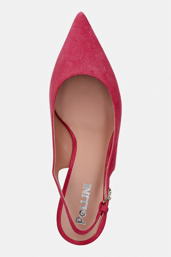 Pollini stilettos piele întoarsă roz SA10035M0OTA0625