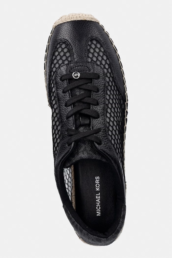MICHAEL Michael Kors sneakersy damskie Ollie Lace Up Espadrille czarny 43S6SCFS2D.001